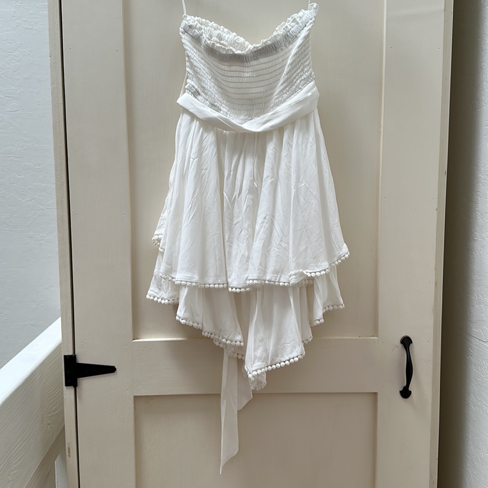strapless romper - Picture 4 of 5